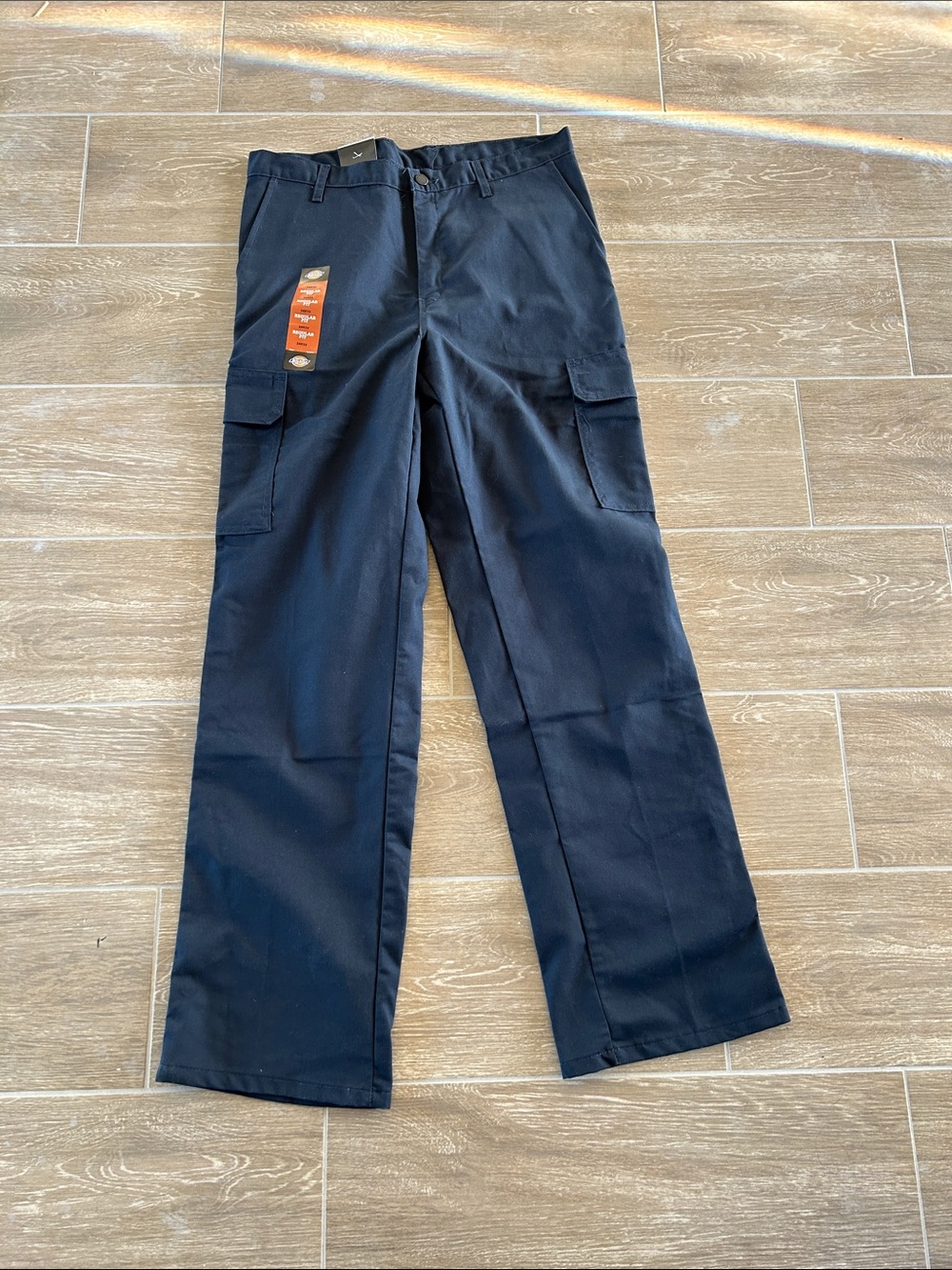 Dickies Dark Navy Cargo Pants with Side Pockets